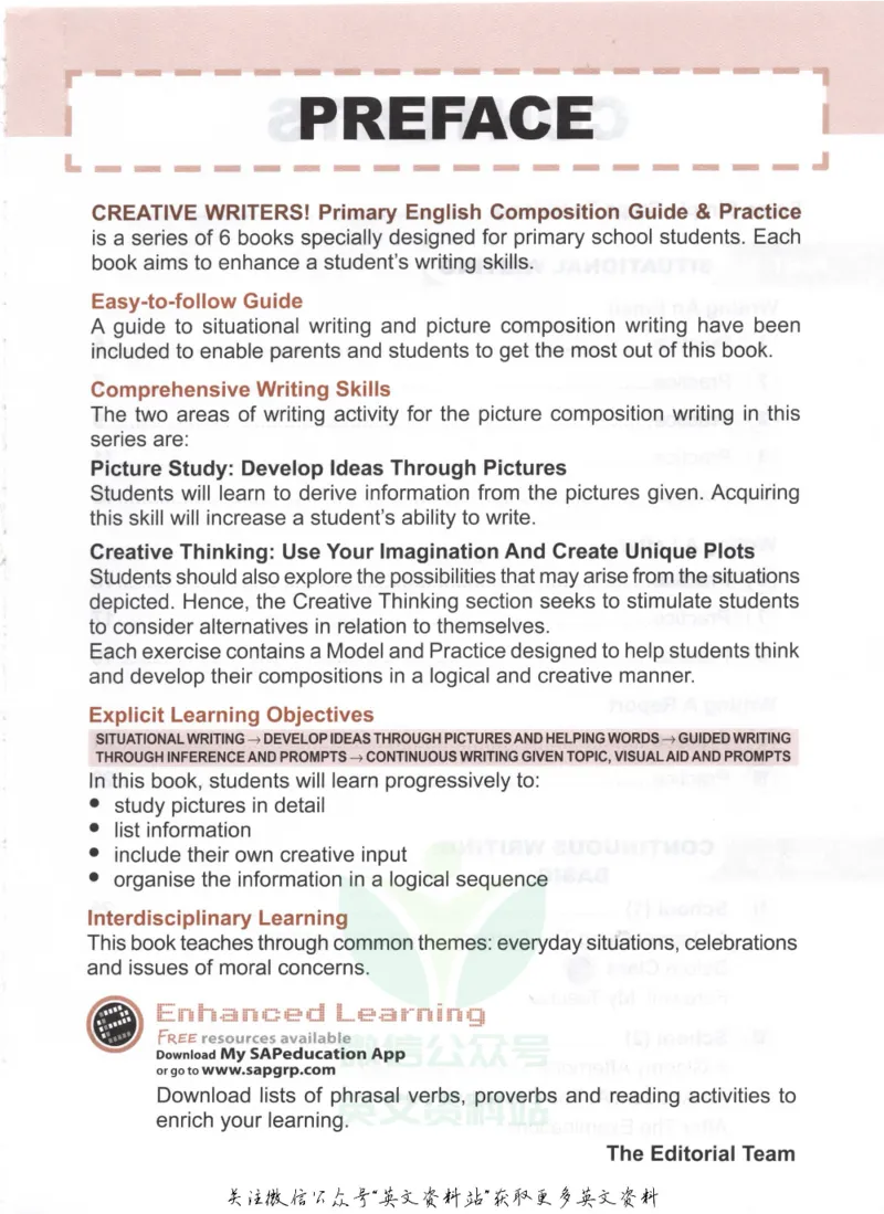 《CreativeWriters6_小初高学习资料合集（每天更新）_国外原版英文教辅汇总_新加坡创意写作CreativeWriters》第3页预览
