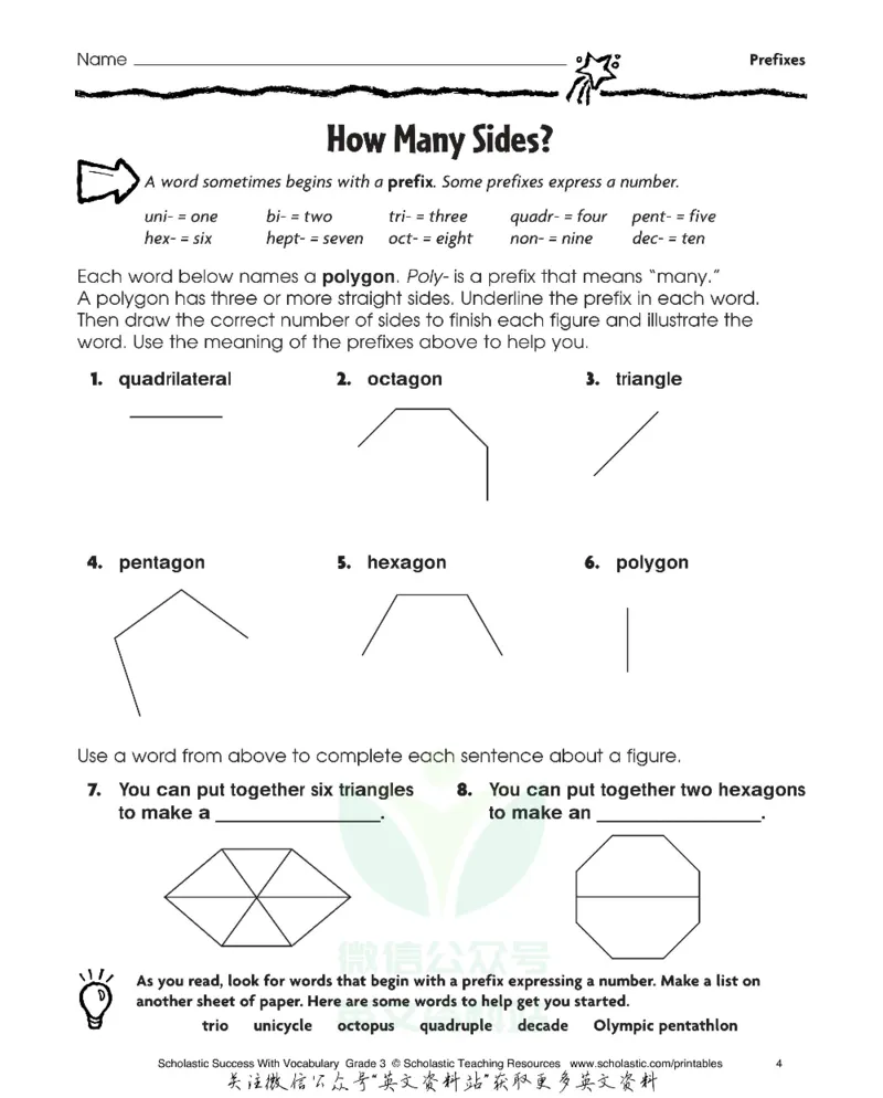 《scholasticsuccesswithvocabularygrade3_小初高学习资料合集（每天更新）_国外原版英文教辅汇总_ScholasticSuccesswithvocabulary练习册》第2页预览