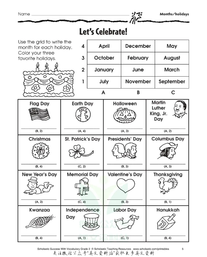 《scholasticsuccesswithvocabularygrade2_小初高学习资料合集（每天更新）_国外原版英文教辅汇总_ScholasticSuccesswithvocabulary练习册》第4页预览