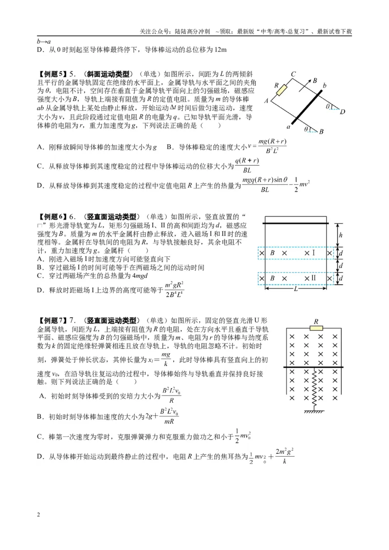 《2025高考物理一轮复习能力提升专题复习（20）电磁感应（1）（学生版）_04-物理-高考总复习_一轮复习_2025年_2025届高考物理一轮复习能力提升专题练_资料》第2页预览