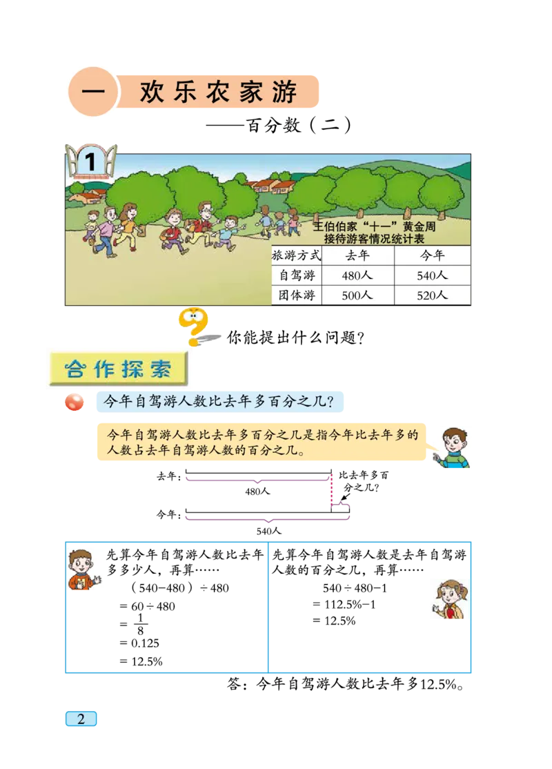 《6-6下_小学1-6年级全科全套_2025更新专题（含教材）_寒假预复习必备资料2024新版小学教材电子版_小学数学_小学数学青岛版（无水印）》第8页预览