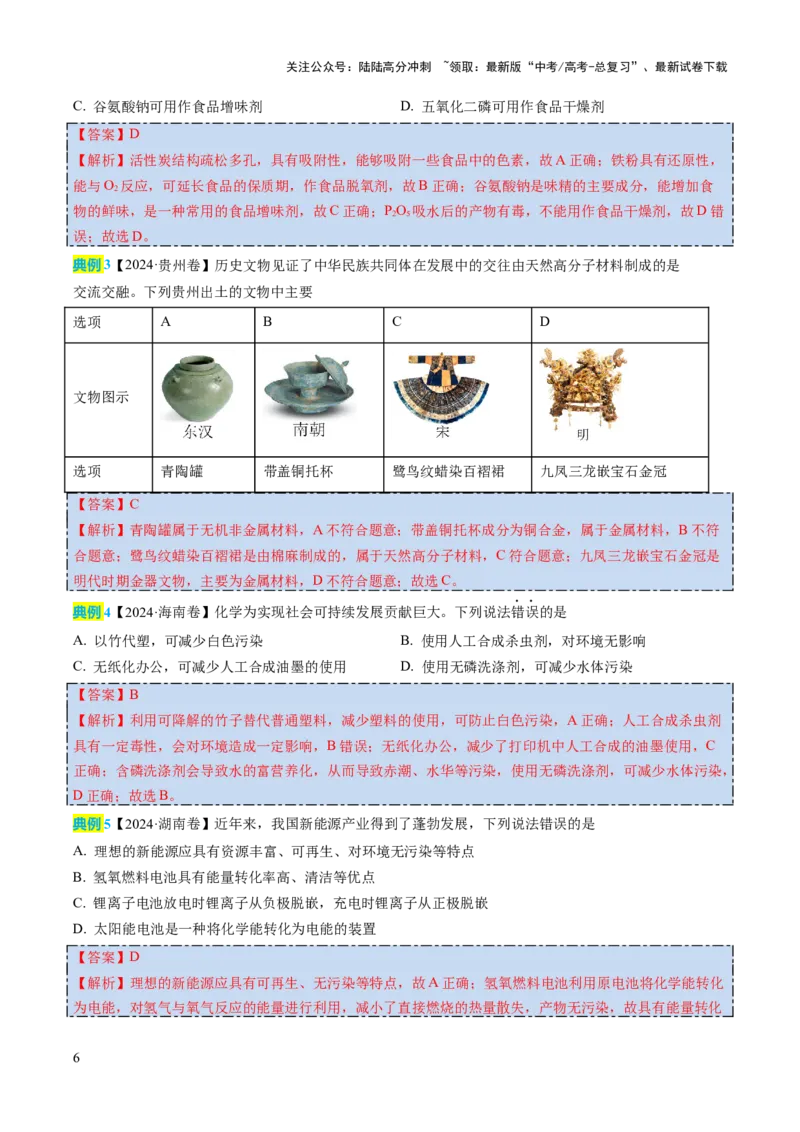 《化学（一）-77页_05-化学-高考总复习_专项复习_2025年_2025年高考考前20天终极冲刺攻略化学_2025届》第6页预览