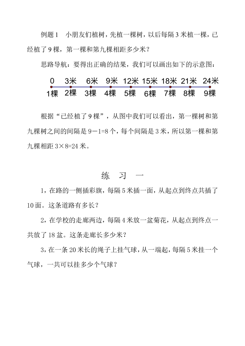 《第十六周植树问题_小学1-6年级全科全套_2024更新专题_小学奥数专题资料_7、精品课程合集_小学奥数举一反三_3三年级奥数《举一反三》配套讲义课件_举一反三3年级课件配套word讲义》第2页预览