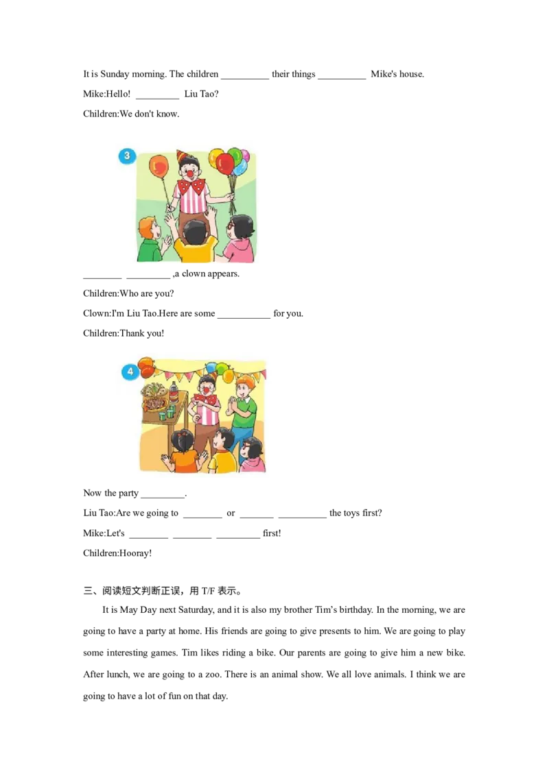 《精品Unit5Storytime（练习及解析）-译林版（三起）-六年级英语下册_小学1-6年级全科全套_1-6年级全科下册_六年级_英语_英语六下译林版》第2页预览