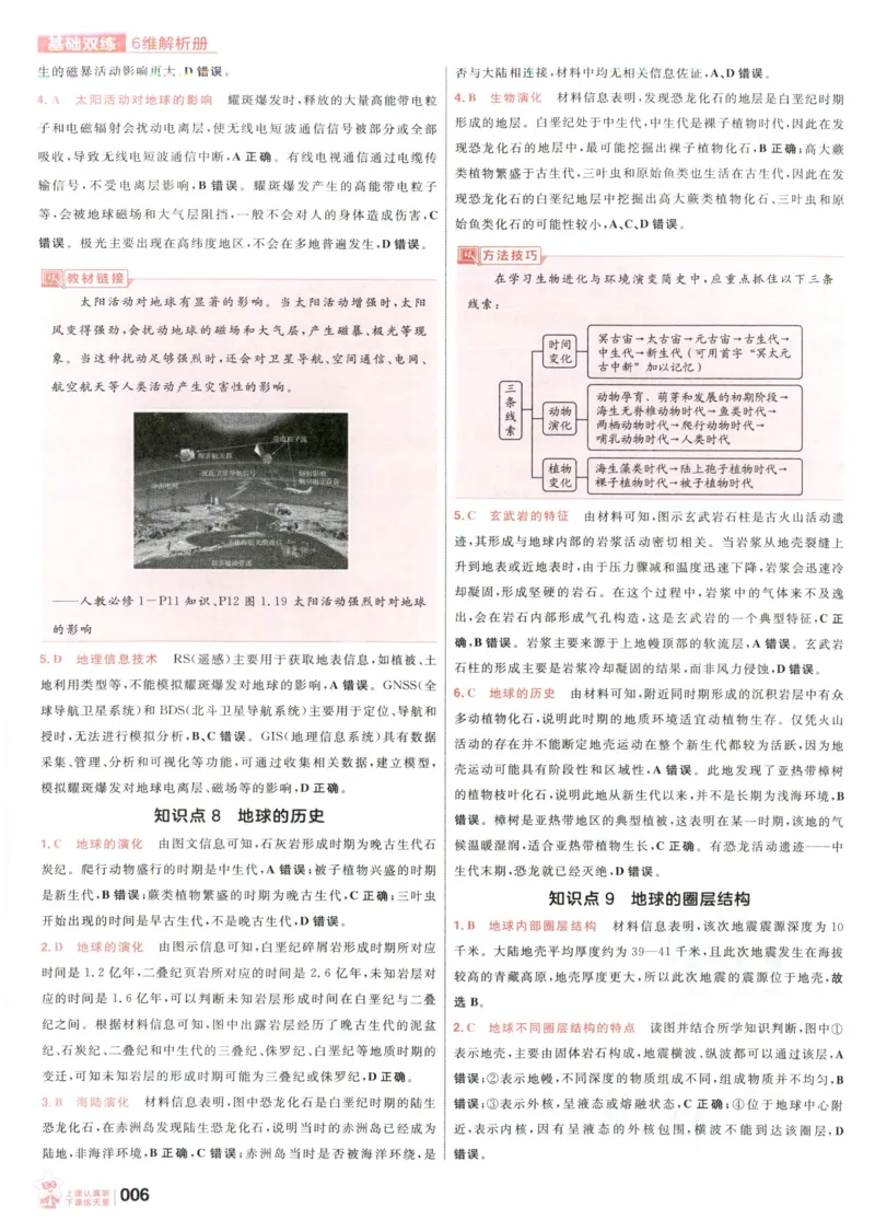 《解析_小初高学习资料合集（每天更新）_2027版《天星高考基础双练》_2027版高考《天星基础双练》高考基础练+教材基础练（地理）》第8页预览