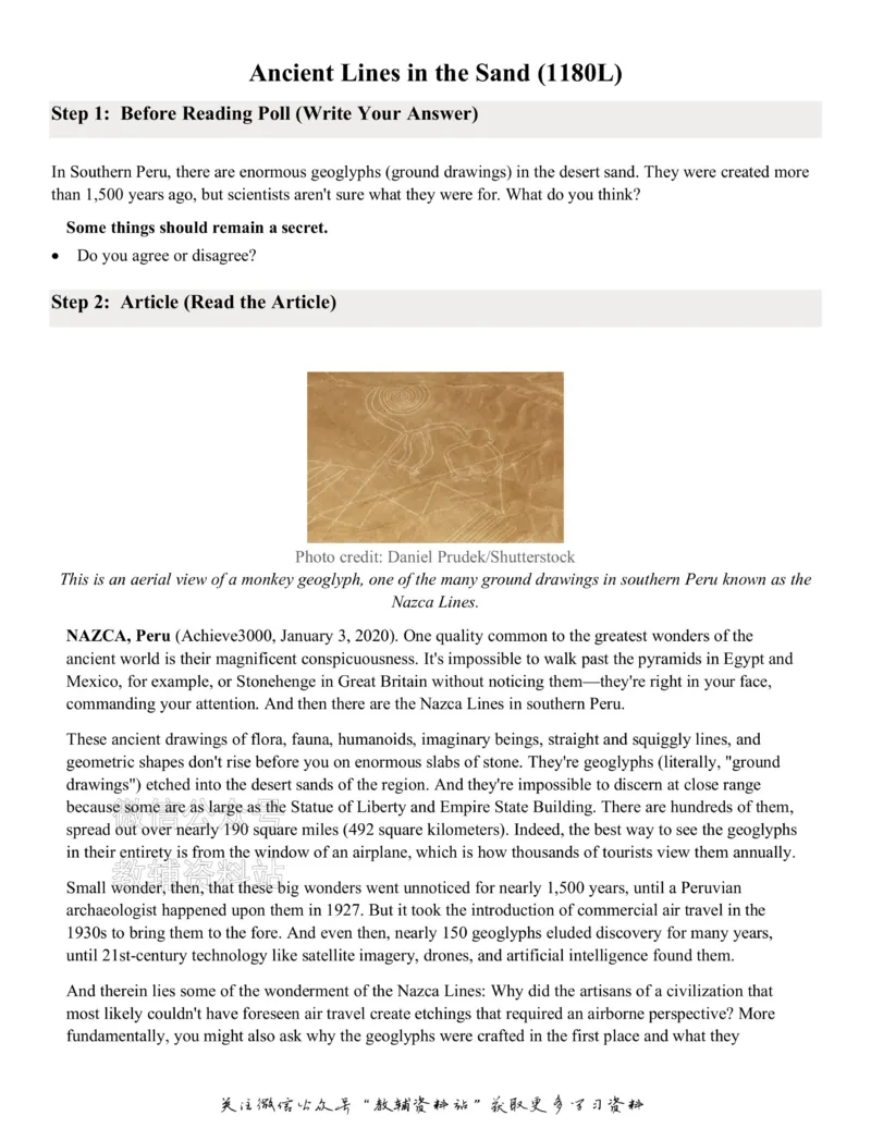 《LiteracyatHomeLexile1180_小初高学习资料合集（每天更新）_美国蓝思分级阅读及词汇训练《Achieve3000Literacyathome》》第3页预览