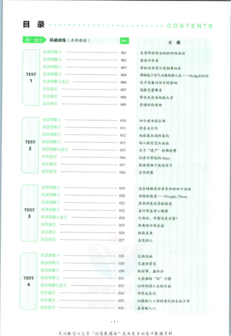 《一本英语5合1必刷题200篇高考_小初高学习资料合集（每天更新）_一本高中英语五合一必刷题200篇(1)》第5页预览