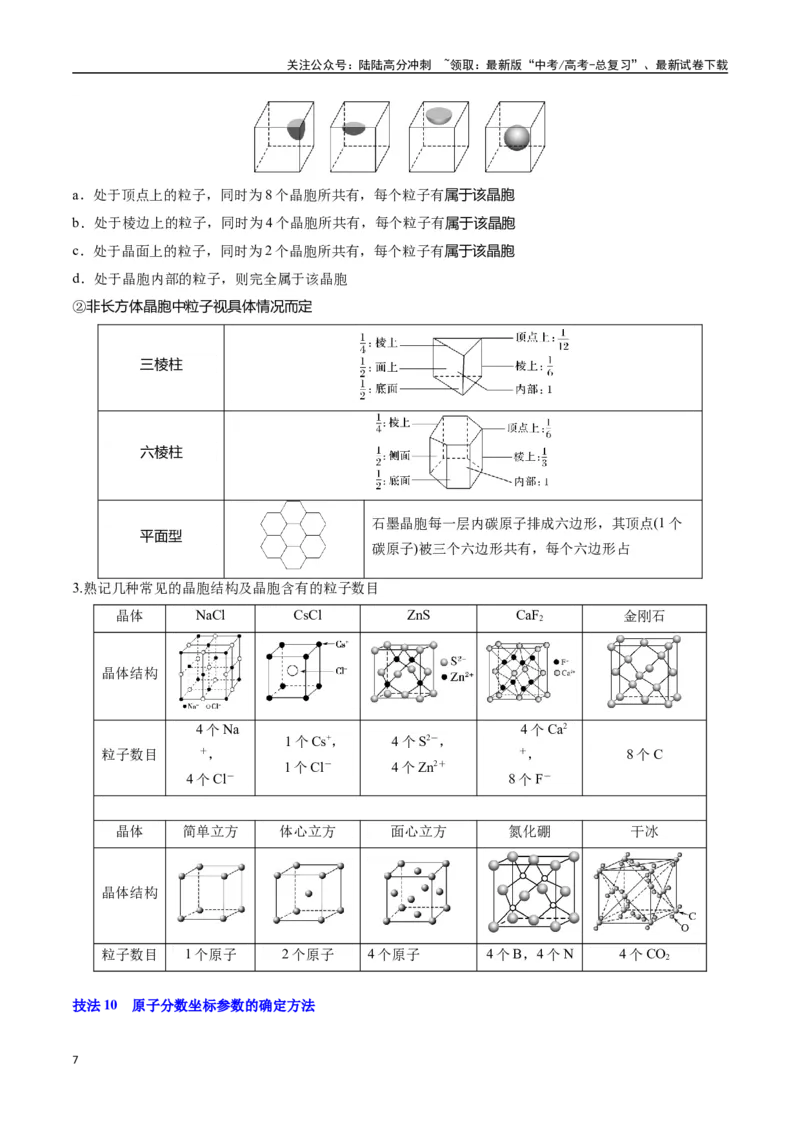 《抢分秘籍3物质结构与性质-（教师版）_05-化学-高考总复习_专项复习_2025年_2025年高考化学抢分秘籍（新高考专用）_2025版》第7页预览