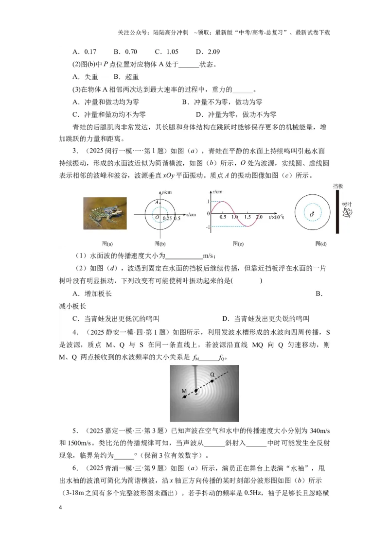 《013 机械振动和机械波-（核心知识查漏）（学生版）_04-物理-高考总复习_专项复习_2025年_2025年高考物理抢押秘籍（黑吉辽蒙专用）》第4页预览