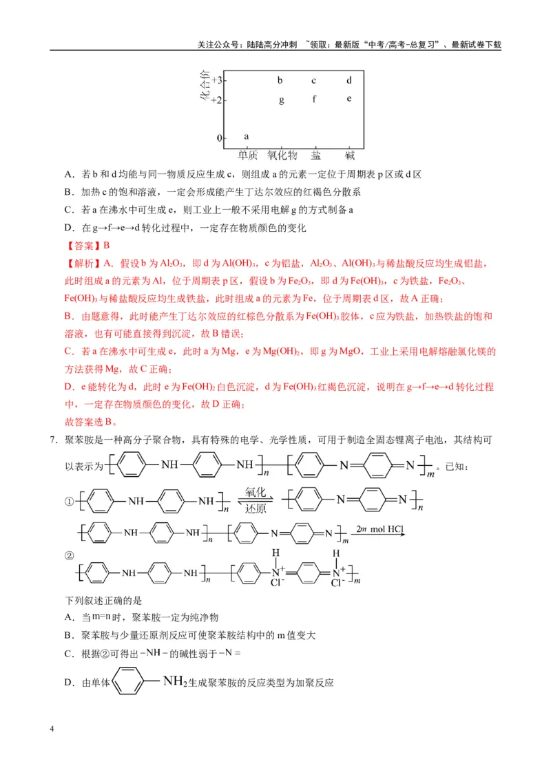 《模拟卷02（黑吉辽专用）（解析版）_05-化学-高考总复习_专项复习_2025年_2025年高考化学模拟卷（黑吉辽专用）8套》第4页预览