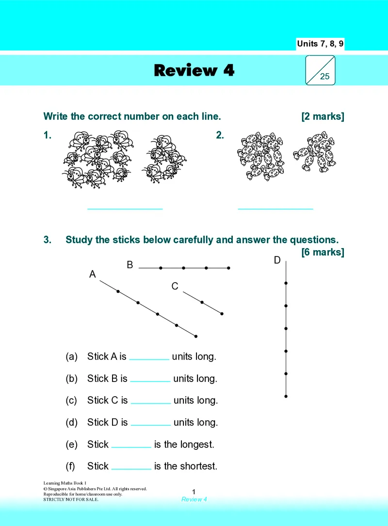 《Review4forU7_8_9_小初高学习资料合集（每天更新）_国外原版英文教辅汇总_新加坡SAP系列_新加坡SAPLearningMathematics数学教材_新加坡SAPLearningMathematics练习册Level1-3_LearningmathematicsLevel1》第1页预览