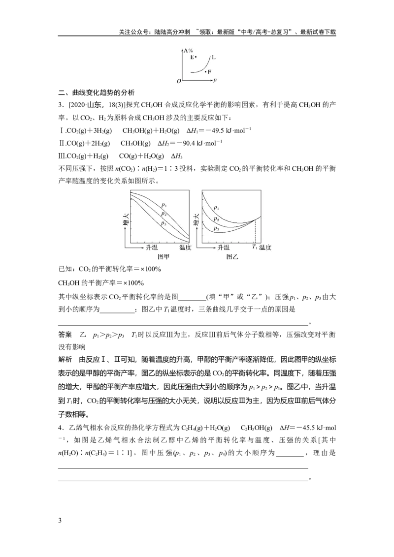《大单元四　第十一章　热点强化20　化学反应速率和化学平衡简答题_05-化学-高考总复习_一轮复习_2025年_2025年大一轮复习讲义人教版化学_资料_1-资料_大一轮复习讲义教师专用》第3页预览