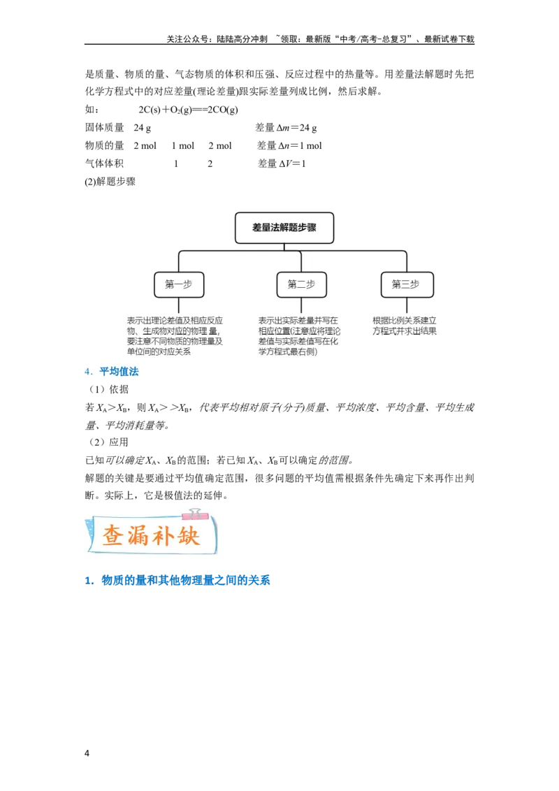 《升级版微专题04以物质的量为中心的计算（解析版）(全国版)_05-化学-高考总复习_一轮复习_2024年_2024高考化学一轮复习考点微专题考情分析经典真题_资料》第4页预览