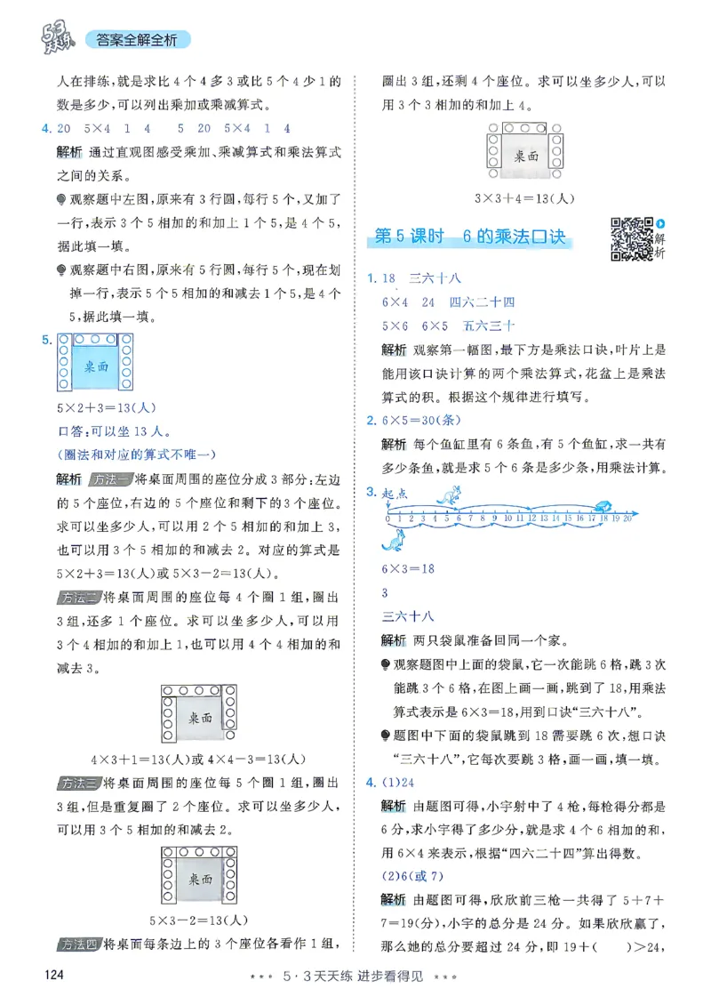 《答案二年级数学人教_小初高学习资料合集（每天更新）_2026秋《53天天练》语文+数学+英语_数学《53天天练》人教26秋_2026秋《53天天练》数学RJ2上》第9页预览