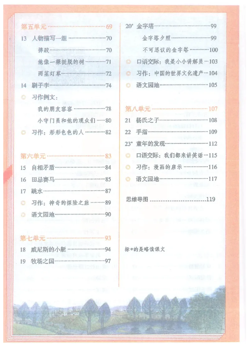 《课堂笔记下五年级（无水印）_小学1-6年级全科全套_1-6年级全科下册_五年级_五年级下语文_语文课堂笔记》第3页预览