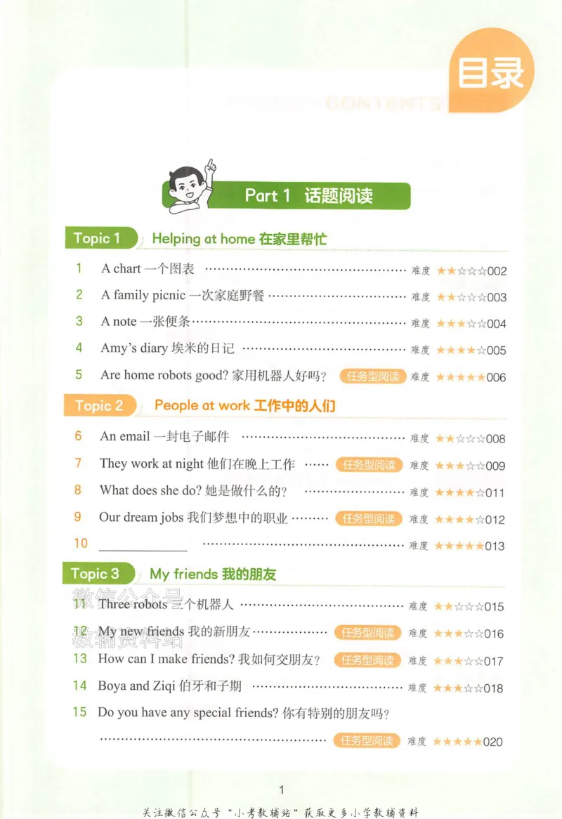 《一本小学英语阅读训练100篇四年级_小初高学习资料合集（每天更新）_一本小学英语阅读训练100篇（2026版第9次修订）》第5页预览