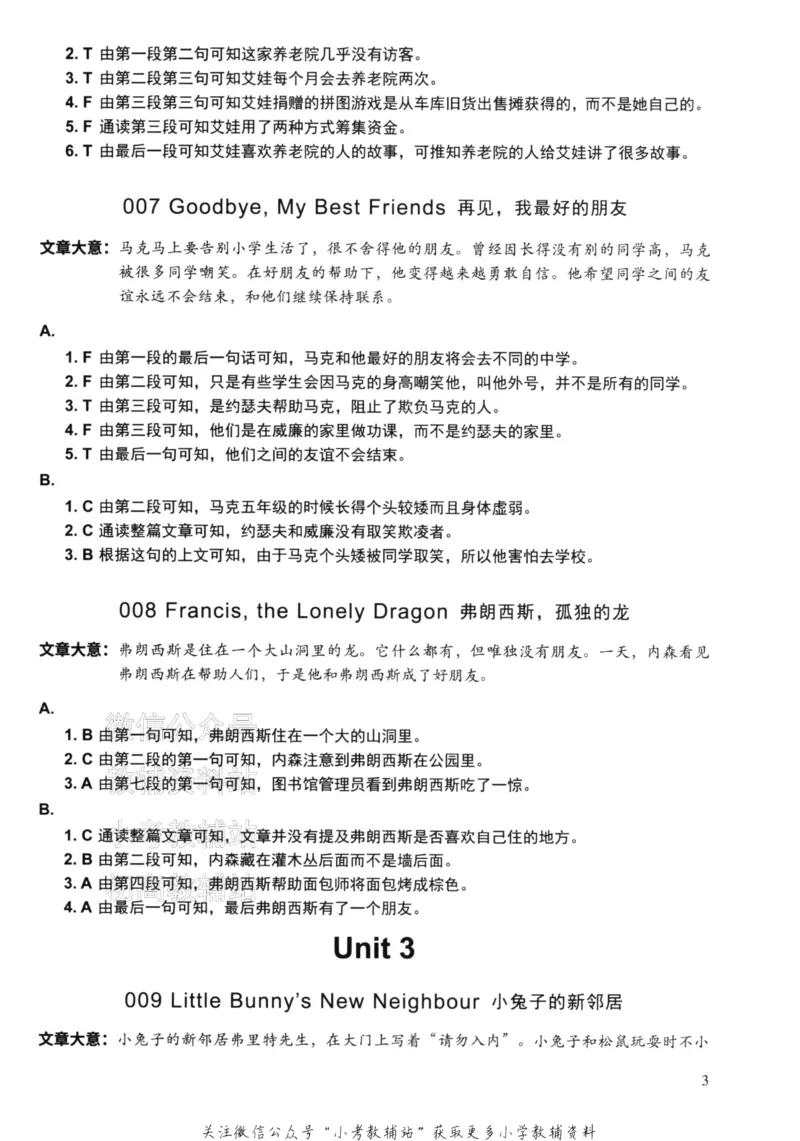 《读霸小学英语阅读128篇六年级答案_小初高学习资料合集（每天更新）_小学英语学习资料大合集_读霸（小学英语阅读128篇）》第5页预览