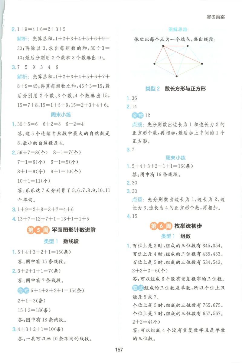 《答案二年级26秋一本《数学思维训练》（通用版）_小初高学习资料合集（每天更新）_2026秋《一本小学数学思维训练》_26秋2年级一本《数学思维训练》（通用版）》第3页预览
