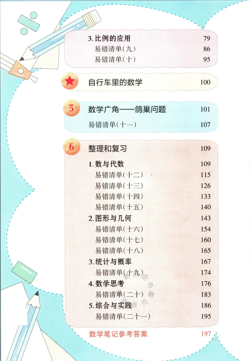 《005.人教版数学状元笔记六年级下册_小学1-6年级全科全套_1-6年级全科下册_六年级_其他补充资料_数学人教版资料》第6页预览