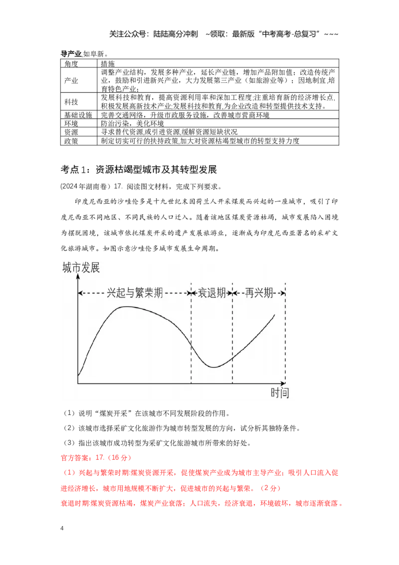 《36.高考地理一轮专题复习——资源枯竭型城市转型发展_07-地理-高考总复习_一轮复习_2026年-地理高考一轮复习_2026年高考地理一轮专题复习专项训练-G351_资料》第4页预览