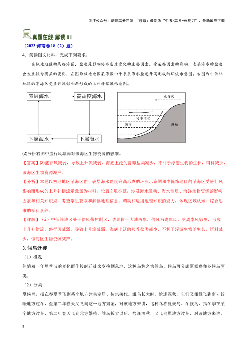 《13农业与生态-地理一轮复习热点情境知识扫盲+考向预测（解析版）_07-地理-高考总复习_一轮复习_2024年_2024高考地理一轮复习讲义热点情境知识梳理_资料》第5页预览