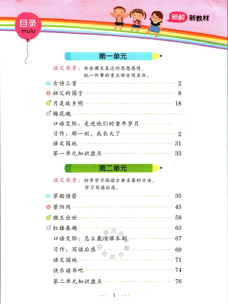 《013.名校课堂新解新教材五年级下册语文公众号：米妈家长圈_小学1-6年级全科全套_1-6年级全科下册_五年级_其他补充资料_教辅系列_语文资料》第5页预览