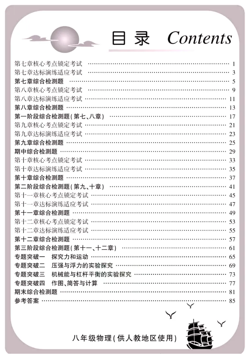《金榜名卷八年级下册物理人教版_初中全科目同步习题+精品试卷（7-9年级）(1)_25秋初中物理《同步习题+精品试卷》_初中物理试卷人教版_《金榜名卷》》第2页预览