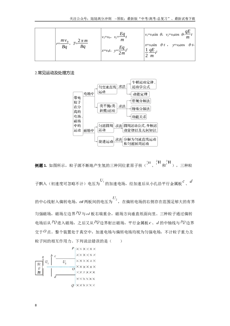 《3.3带电粒子在复合场中的运动（教师版）_04-物理-高考总复习_二轮复习_2025年_2025年高考物理二轮复习素养升级_资料》第8页预览