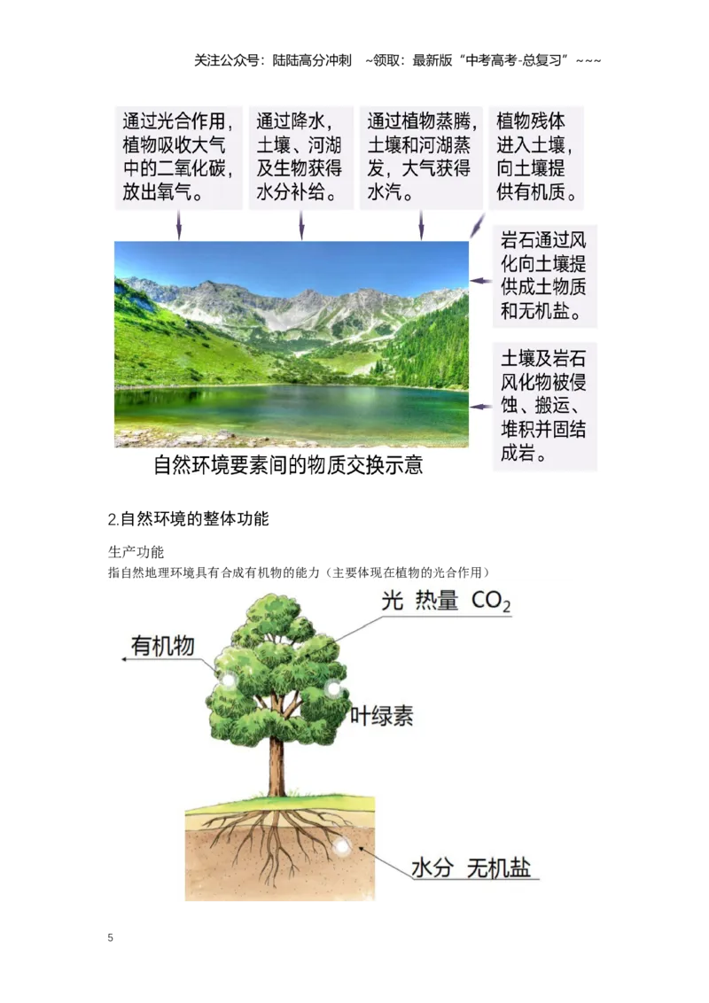 《27.高考地理一轮专题复习——自然环境的整体性_07-地理-高考总复习_一轮复习_2026年-地理高考一轮复习_2026年高考地理一轮专题复习专项训练-G351_资料》第5页预览