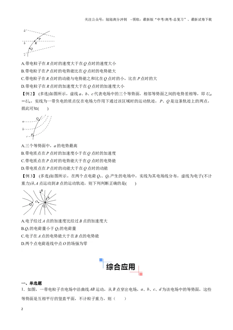 《专题04点线面迹模型（学生版）_04-物理-高考总复习_专项复习_2025年_2025年高中高考物理模型与方法_资料_3高中（全册）_必修第三册》第2页预览