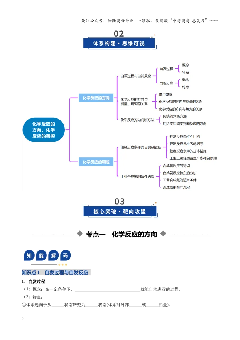 《第04讲化学反应的方向、化学反应的调控（复习讲义）（四川专用）（学生版）_05-化学-高考总复习_一轮复习_2026年-化学高考一轮复习_2026年高考化学一轮课件+讲义+练习（四川专用）-G335》第3页预览