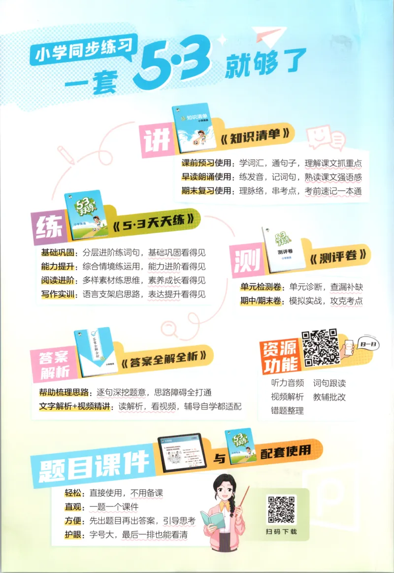 《主书_小初高学习资料合集（每天更新）_2026秋《53天天练》语文+数学+英语_2026秋《53天天练》英语人教PEP版_2026秋《53天天练》英语RJ6上》第2页预览