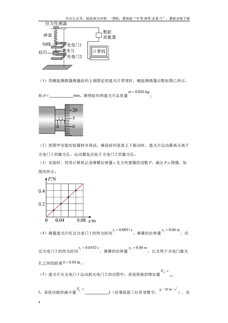 《专题04力学实验大题综合-学生版_04-物理-高考总复习_专项复习_2024年_2024年高考物理冲刺双一流之大题必刷满分冲刺多地区_资料_高考物理冲刺双一流之大题必刷满分冲刺（新辽宁专用）》第4页预览