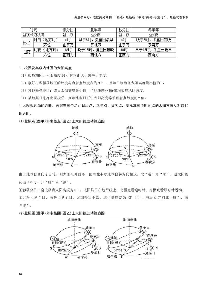 《02天文观测-地理一轮复习热点情境知识扫盲+考向预测（解析版）_07-地理-高考总复习_一轮复习_2024年_2024高考地理一轮复习讲义热点情境知识梳理_资料》第10页预览