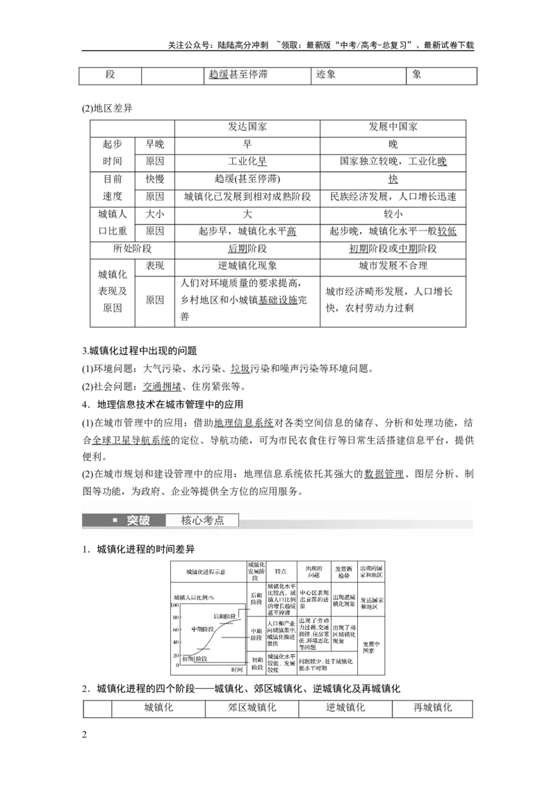 《2024年高考地理一轮复习（新人教版）第2部分　第2章　课时47　城镇化_07-地理-高考总复习_一轮复习_2024年_2024高考地理大一轮复习课件讲义新人教版知识总结_教师版》第2页预览