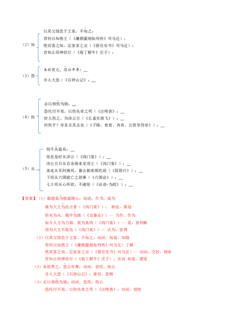 《专题02文言词语（讲义）（全国通用）（教师版）(1)_二轮复习_2026年-语文二轮复习_12026年高考语文二轮复习古诗文阅读（全国通用）》第7页预览