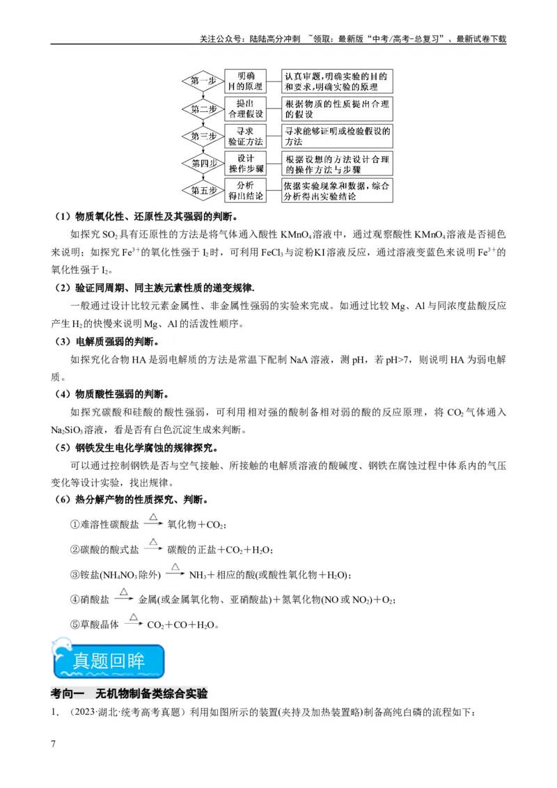 《热点04化学微型实验-（教师版）_05-化学-高考总复习_专项复习_2024年_2024年高考化学热点·重点·难点专练（新高考专用）》第7页预览