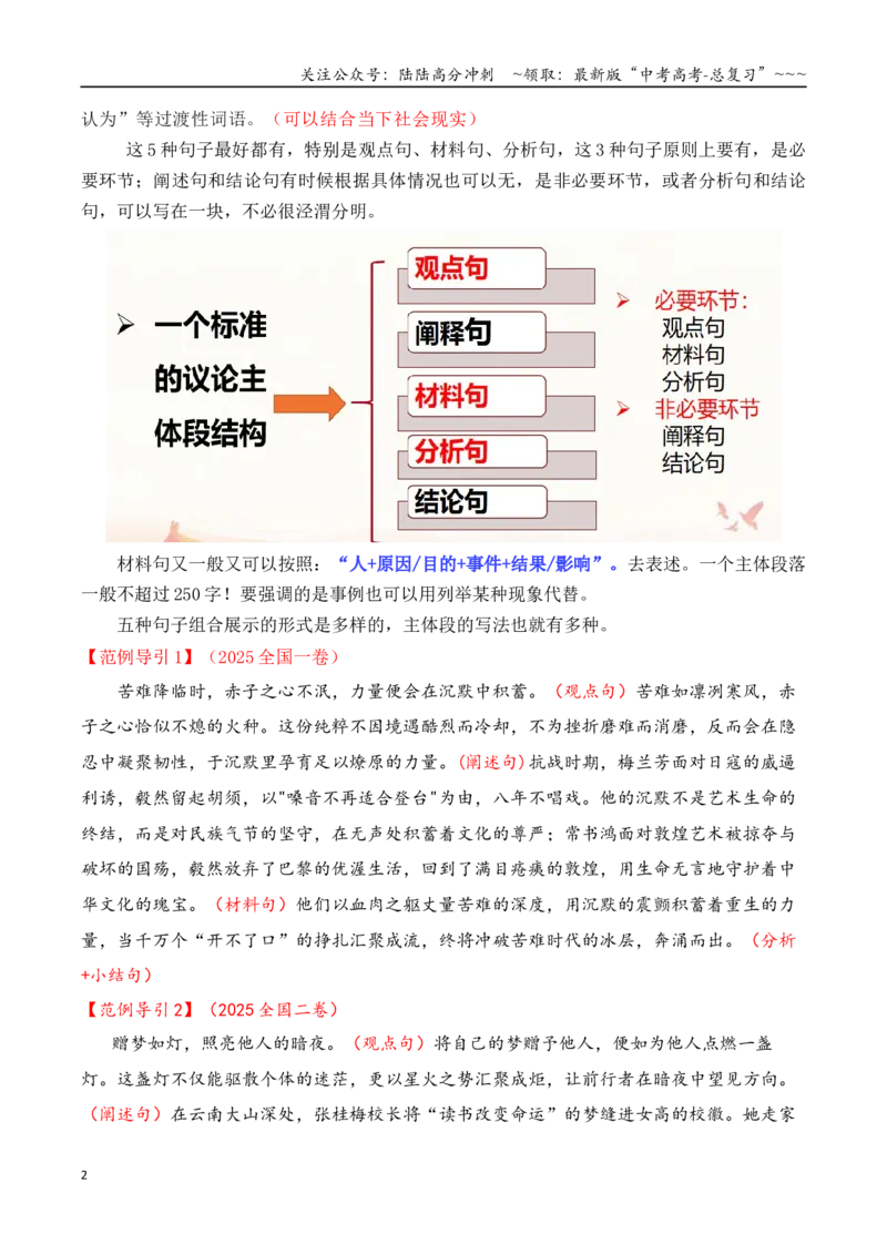 《专题02议论文主体段如何转述事例（叙例）（学生版）-_专项复习_2026年-语文专项复习_2026年高考语文作文写作核心技法指导（全国通用）-G393_资料》第2页预览