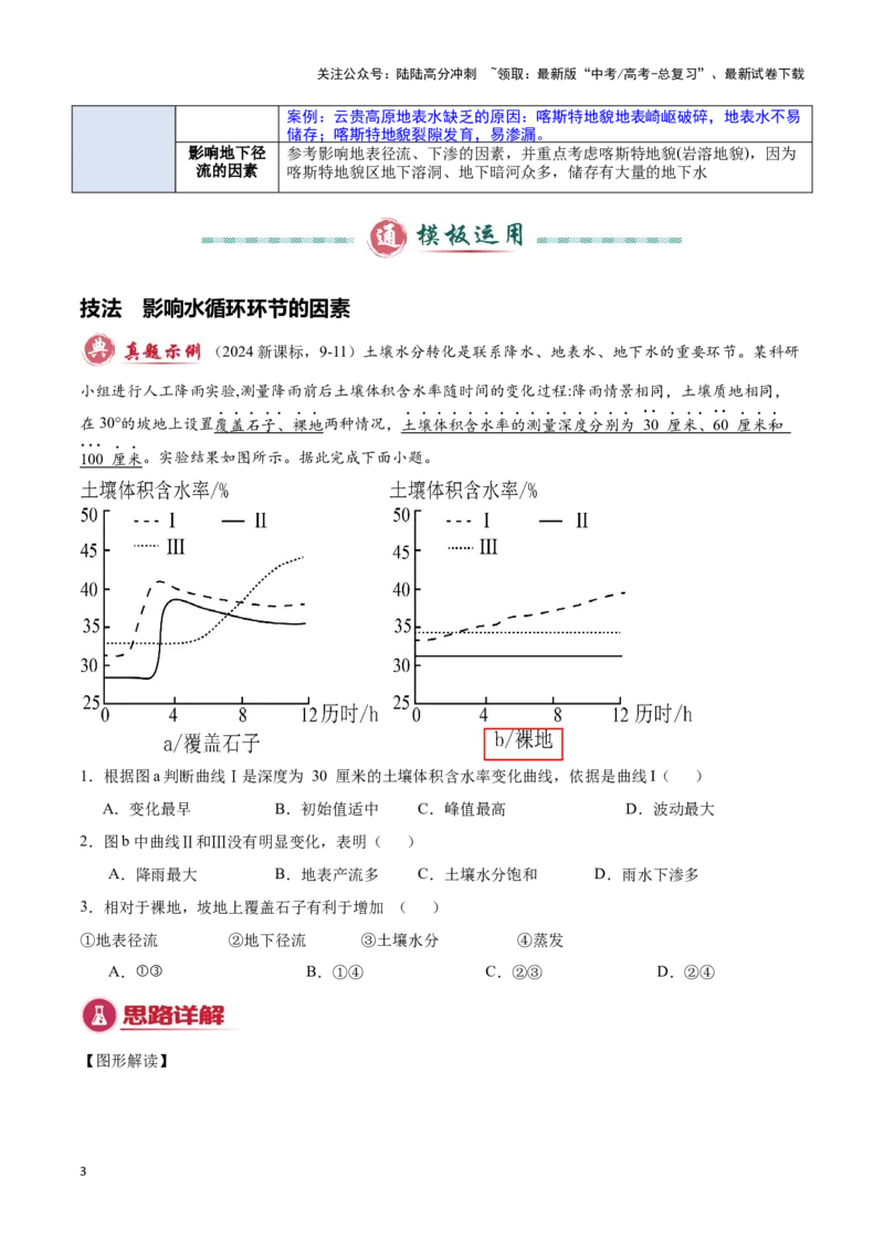 《专题02地球上的水（答题模板）-（原卷版）_07-地理-高考总复习_专项复习_2025年_2025年高考地理答题技巧与答题模板（全国通用）》第3页预览
