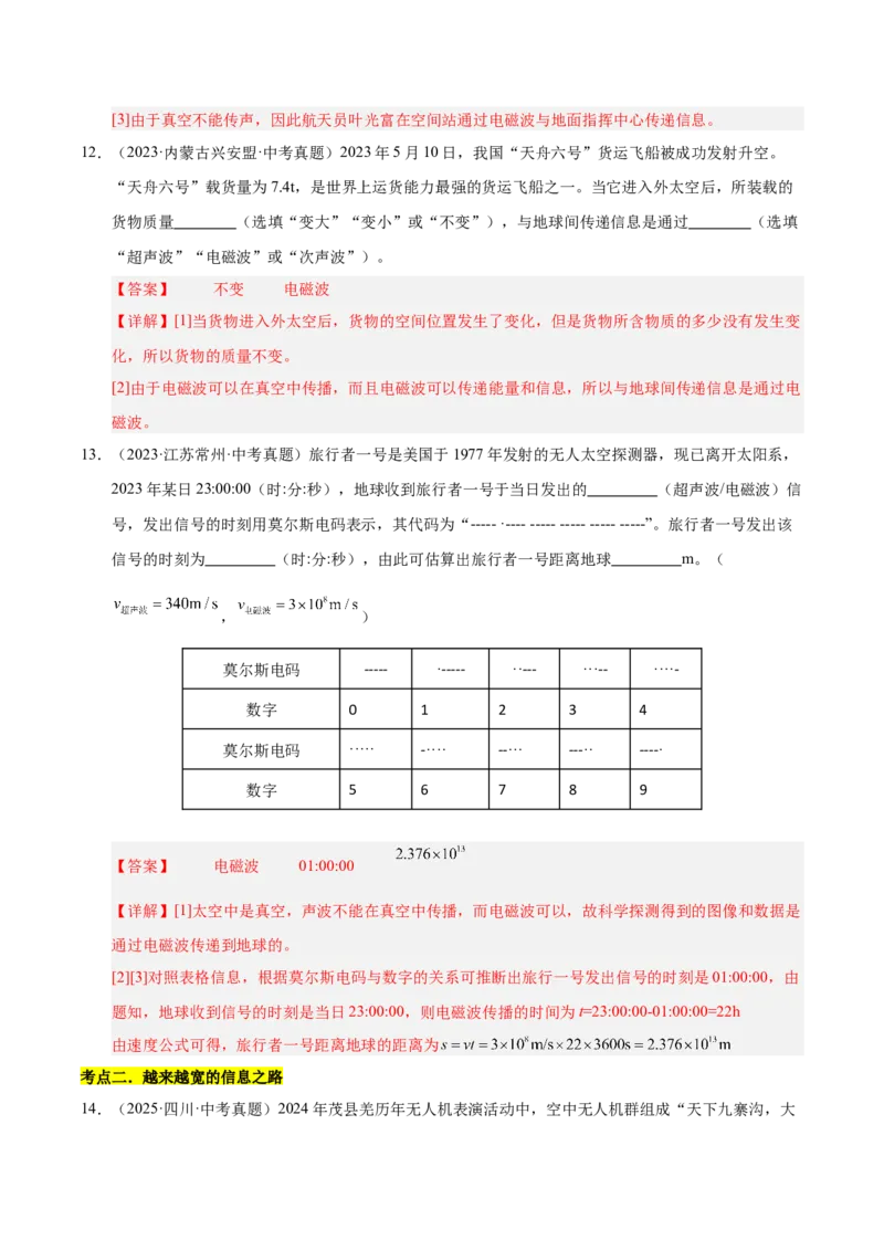 《专题27信息、能源与可持续发展（解析版）_小初高学习资料合集（每天更新）_2023-2025三年中考真题分类汇编_三年真题分类汇编中考物理26年》第9页预览