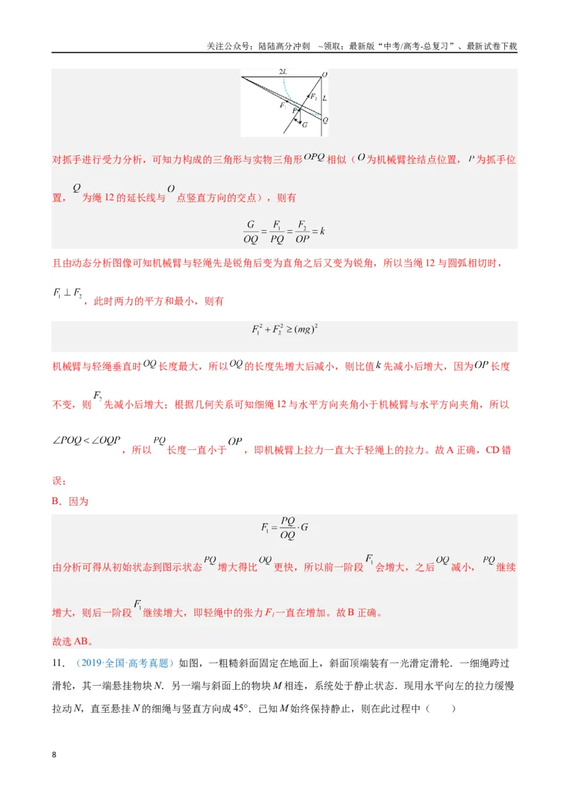 《专题03相互作用——力（解析版）_04-物理-高考总复习_专项复习_2024年_2024年高考物理自我测评专题练（全国通用）_资料》第8页预览