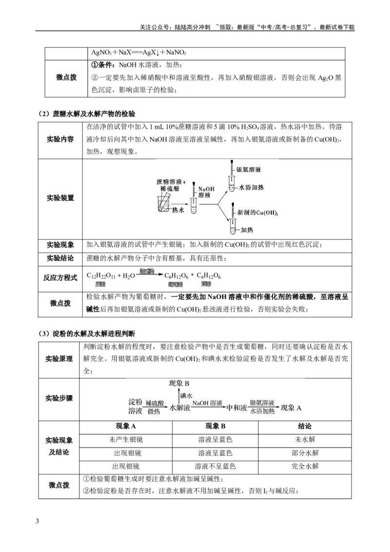 《热点02表格型实验方案的设计与评价-（教师版）_05-化学-高考总复习_专项复习_2024年_2024年高考化学热点·重点·难点专练（新高考专用）》第3页预览