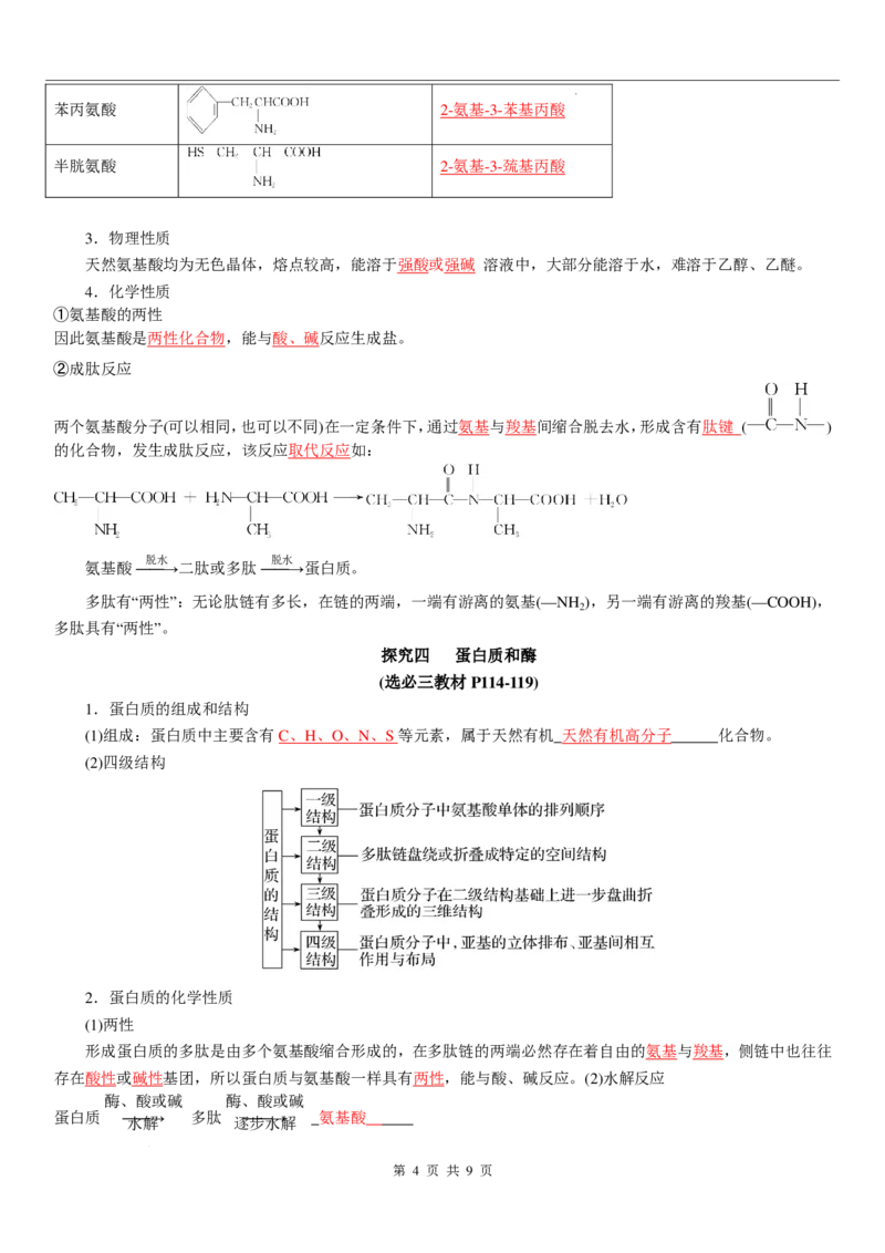 《高三化学知识清单：有机化学基础知识识记_小初高学习资料合集（每天更新）_2026年7月高中化学试题汇编_0722化学》第4页预览