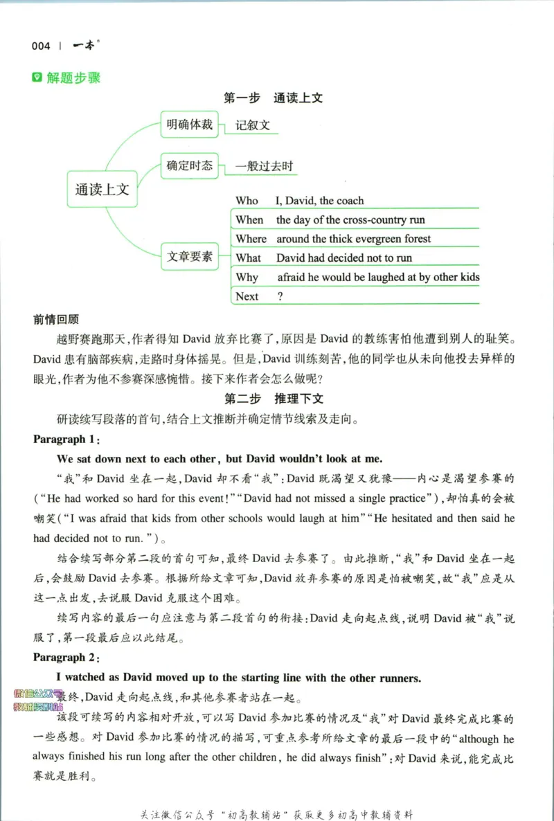 《一本高考英语新题型读后续写_小初高学习资料合集（每天更新）_一本高考英语新题型读后续写》第8页预览