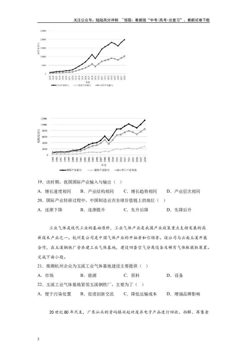 《2024年福建省高考地理真题4-5题原题及变式题_07-地理-高考总复习_专项复习_2024年_2024年地理真题变式题》第5页预览