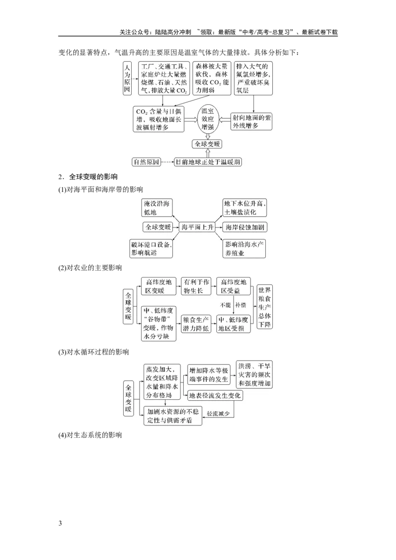 《2024年高考地理一轮复习（新人教版）第4部分　第3章　课时76　全球气候变化与国家安全_07-地理-高考总复习_一轮复习_2024年_2024高考地理大一轮复习课件讲义新人教版知识总结_教师版》第3页预览