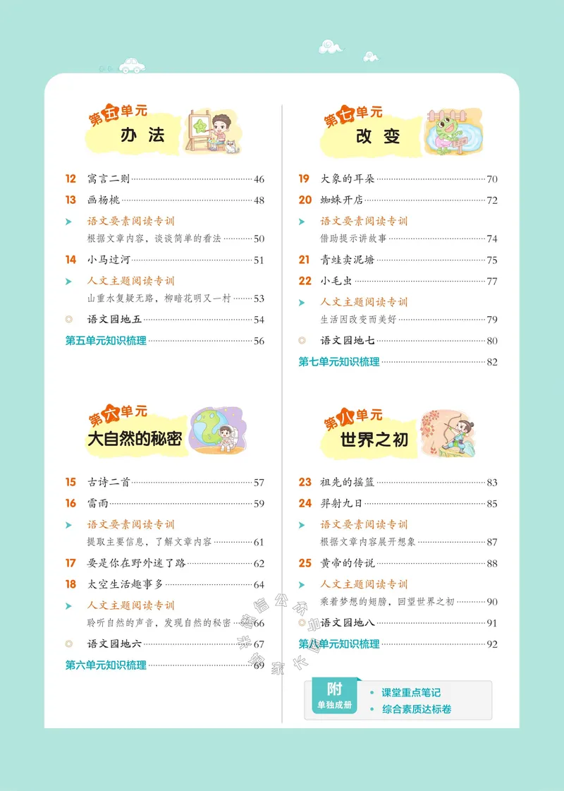 《030.24春语文典中点二年级下册（有答案）公众号：米妈家长圈_小学1-6年级全科全套_1-6年级全科下册_二年级_其他补充资料_语文资料》第4页预览
