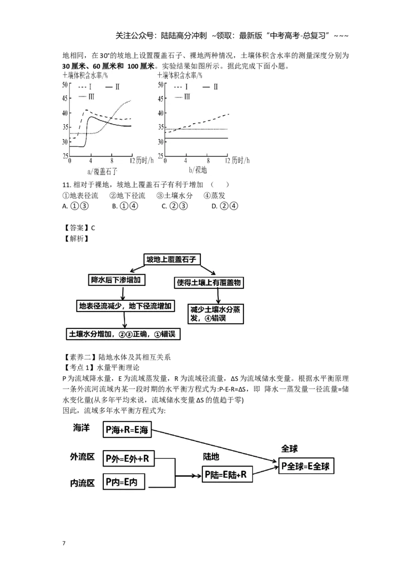 《13.高考地理一轮专题复习——水循环与陆地水体及其相互关系_07-地理-高考总复习_一轮复习_2026年-地理高考一轮复习_2026年高考地理一轮专题复习专项训练-G351_资料》第7页预览