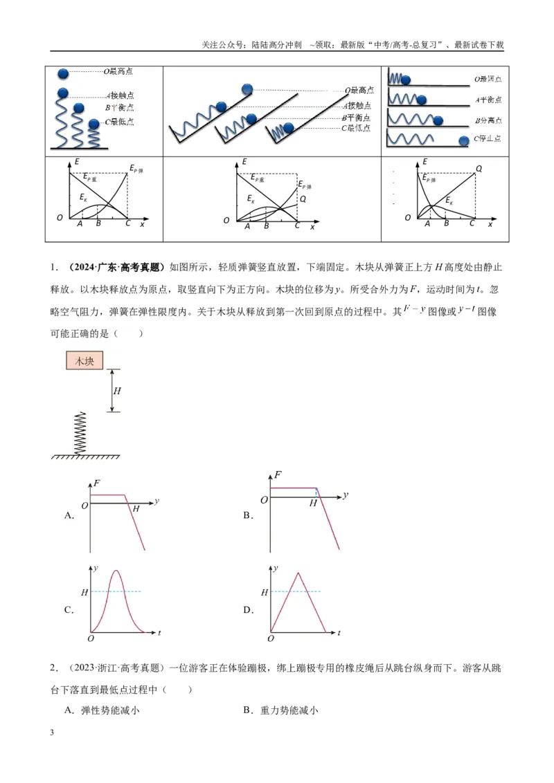 《专题02常见的非匀变速直线运动模型（学生版）_04-物理-高考总复习_专项复习_2025年_2025年高中高考物理模型与方法_资料_10高考物理热点模型与方法归纳（一轮）》第3页预览
