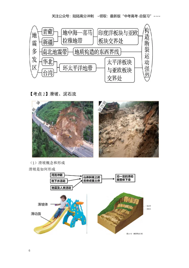 《23.高考地理一轮专题复习——地质灾害_07-地理-高考总复习_一轮复习_2026年-地理高考一轮复习_2026年高考地理一轮专题复习专项训练-G351_资料》第6页预览